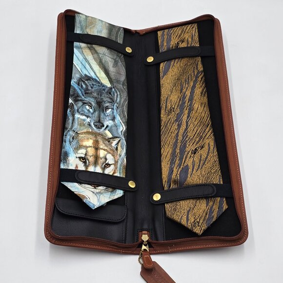 Coach Leather Travel Tie Case - Picture 2 of 16